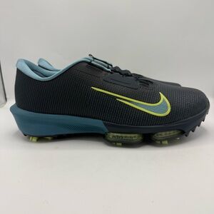 NIKE AIR ZOOM INFINITY GOLF TOUR SHOES MENS SIZE 11 BLUE/LEMON TWIST HQ2160-400
